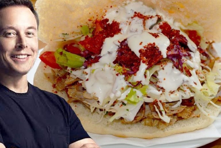 Elon Moschus sagt, sein Lieblingsessen in Deutschland sei Döner Kebab !!! Döner Kebab bei Halloessen.de bestellen