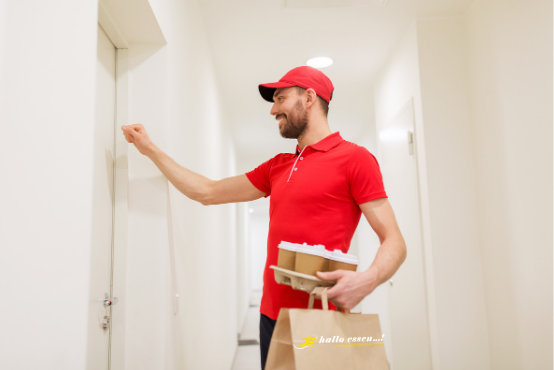 Lebensmittellieferung in Saalfeld